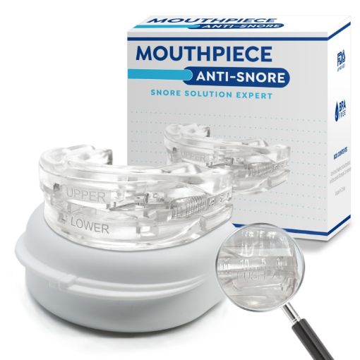 Adjustable Dental Tray Anti-Snoring Teeth Whitening (White) - 1