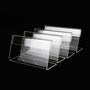 Picture of 10 PCS Mini Clear Acrylic Sign Display Stand Label Holder
