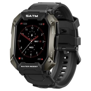 Picture of SATM M1 Outdoor Waterproof Bluetooth Smart Watch (Black)