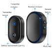 Picture of CACAZI A99 Home Smart Remote Control Doorbell Elderly Pager, Style:EU Plug (Black)