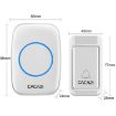 Picture of CACAZI A10G One Button Three Receivers Self-Powered Wireless Home Cordless Bell, EU Plug (White)