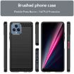T-Mobile REVVL 6 5G Carbon Fiber TPU Phone Case - Black - 2