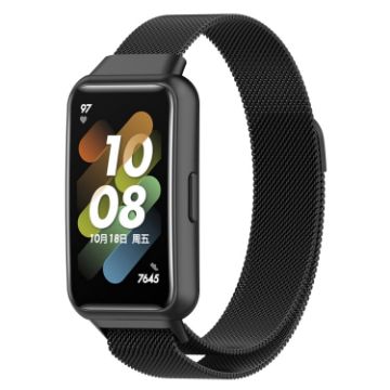 Huawei Band 7 Milan Magnetic Watch Band - Black - 1