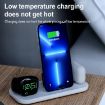 3 in 1 Wireless Charger for iPhone, iWatch, AirPods - Black - 6