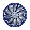 Picture of F1-Z Car Stainless Universal Supercharger Dual Double Turbine Air Intake Fuel Saver Turbo Turboing Charger Fan Set kit (Blue)
