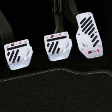 Picture of CS-321 3 in 1 Non-Slip Manual Car Truck Pedals Foot Brake Pad Cover Set (Black)