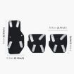 Picture of CS-321 3 in 1 Non-Slip Manual Car Truck Pedals Foot Brake Pad Cover Set (Black)