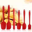 Picture of 6 in 1 Food Grade Silicone Spatula Cake Spatula Oil Brush Mixing Knife Baking Cooking Utensils Set (Orange)
