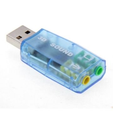 Picture of USB DSP 5.1 External Sound Card Adapter Mono Channel (Color random delivery)