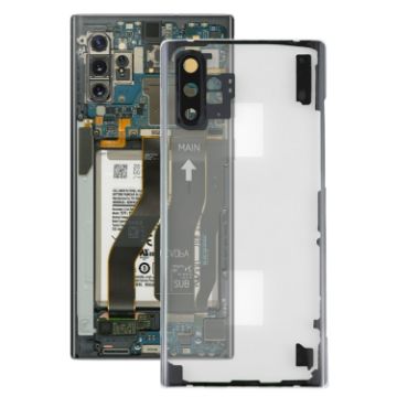 Samsung Galaxy Note 10+ N975 Transparent Battery Back Cover with Camera Lens Cover - 1