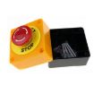 Picture of 2pcs LAY37-11ZS Elevator Emergency Stop Mushroom Head Button (Red)