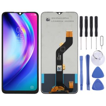 Tecno Pouvoir 4 LCD Screen with Digitizer - Full Assembly - 1