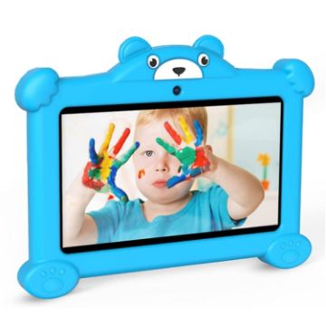 Picture of Pritom K7 Pro Panda Kids Tablet PC, 7" 2GB+32GB, Android 11, Quad Core CPU, WiFi 6, Global Version, Google Play (Blue)