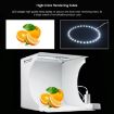 PULUZ 23cm Ring LED Panel Portable Light Photo Studio Tent Kit with 6 Backdrops - 5