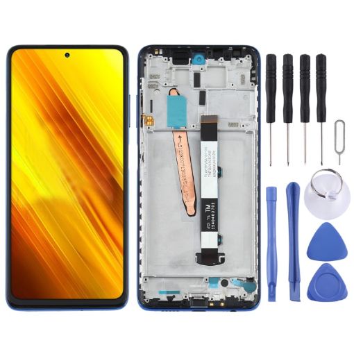 LCD Screen for Xiaomi Poco X3 NFC - Blue - 1