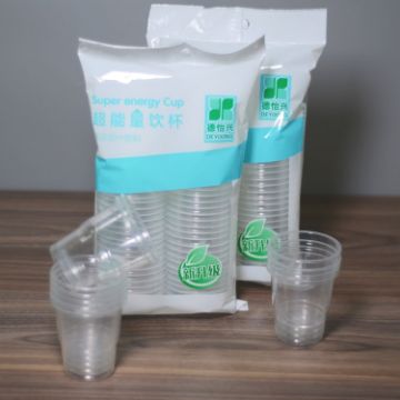 Picture of 50pcs /Pack 180ml Disposable Cup Transparent PP Thickened Aviation Water Cup