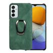 Samsung Galaxy M23 5G / F23 5G Ring Holder PU Phone Case - Dark Green - 1