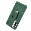 Samsung Galaxy M23 5G / F23 5G Ring Holder PU Phone Case - Dark Green - 5
