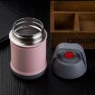 Picture of Stainless Steel Vacuum Stew Pot Portable Student Heat Preservation Lunch Box, Capacity: 560ml (Pink)