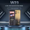 Picture of W23 Elder Phone, 2.2 inch, 800mAh Battery, 21 Keys, Support Bluetooth, FM, MP3, GSM, Triple SIM (Gold)