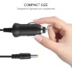 Picture of DC 12V Car Charger for Portable DVD Player, Tip: 4.0 x 1.7mm (Black)