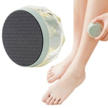 Picture of 2 in 1 Double-sided Foot Grinder Crystal Glass Manual Epilator (Green)