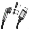 ENKAY 2 in 1 PD 100W / 27W Magnetic Type-C Fast Charging Data Cable - 1