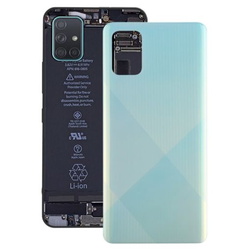 Galaxy A71 Original Battery Back Cover - Blue - 1
