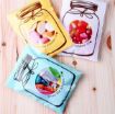 Picture of 100 PCS / Set Cute Colorful Bottle Pattern Wedding Birthday Cookies Candy Gift Packaging Bag (Blue)