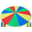 Picture of 5m Rainbow Umbrella Parachute Toy with 24 Straps - Outdoor Game for Kids in Families, Kindergartens, Parks