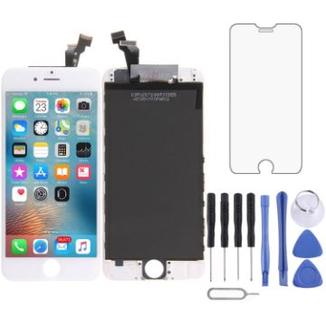LCD Screen for iPhone 6 with Digitizer Assembly - White - 1