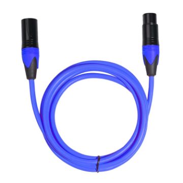 Picture of XRL Male to Female Microphone Mixer Audio Cable, Length: 1m (Blue)