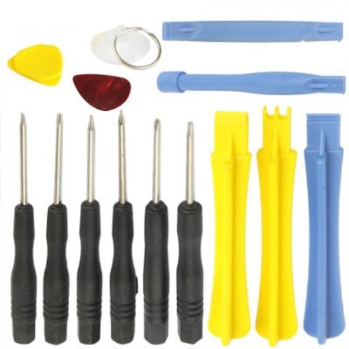Picture of 14 in 1 (Screwdrivers + Plastic Opening Tools) Professional Premium Precision Phone Disassembly Tool