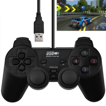 Picture of Double Shock PC USB Single Gamepad (Black)