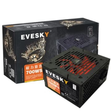 Picture of EVESKY 700WS ATX 12V Computer Power Supply With 12cm Fan