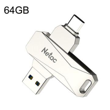 Picture of Netac U782C Type-C Dual Interface High-Speed Metal Computer USB Flash Drive, Capacity: 64GB