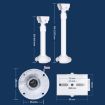 Telescopic Aluminum Alloy Monitoring Bracket - 30-60cm - 2