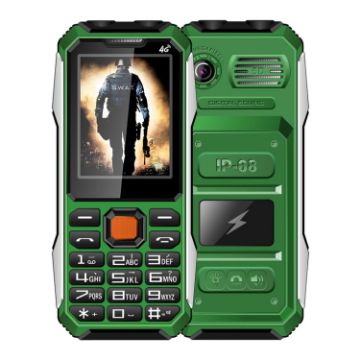 Picture of A6 4G Triple Proofing Elder Phone, Waterproof, Shockproof, Dustproof, 6800mAh Battery (Green)