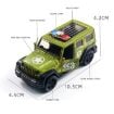 Picture of 1:36 Off-road Police Car Ambulance Model Boy Car Toy With Sound and Light (White)
