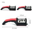 Picture of Kitchen Multifunctional Hangable Multi-segment Handheld Knife Sharpener, Specification: 3 Stage