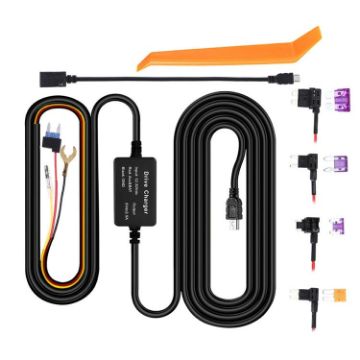 Picture of B2168 GPS Tracker 12V/24V to 5V Power Cable, Model: Electric Appliance Style MINI Straight + Adapter Cable