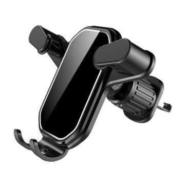 Picture of Car Air Outlet Upside-down Hook Strong Mobile Phone Holder (High-grade Black)