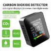 Picture of 5 In 1 Temperature Humidity TVOC HCHO CO2 Large Screen Display Power Digital Air Quality Monitor (Black)