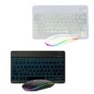 10 Inch RGB Backlit Bluetooth Keyboard & Mouse Set for Mobile/ Tablet - Black - 2