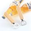Picture of 2 PCS Stainless Steel Beer Bottle Opener with Rubber Wood Handle Creative Gift Soda Bottle Driver