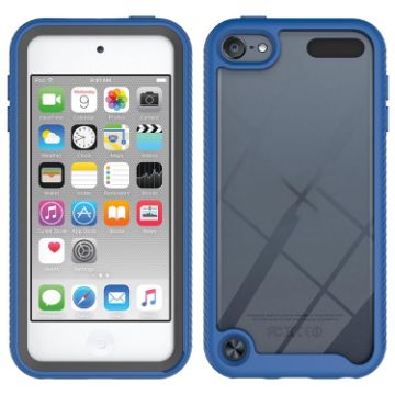 Blue Shockproof PC + TPU Case for iPod Touch 5/6/7 - 1