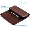 Nuoku Magnetic Flaps Leather Belt Case for Smart Phones, Size 17.3 x 8 x 2.5cm - 4
