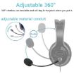 Picture of ZJ033MR-03 17cm 4 Level Pin 3.5mm Straight Plug Gaming Headset Sound Card Live Microphone