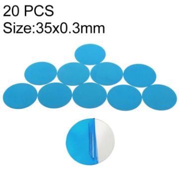 Picture of 20 PCS Metal Plate Disk Iron Sheet For Magnetic Car Phone Stand Holder (35x0.3mm)