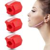 Picture of 3PCS 6th Generation Masseter Ball Mandibular Trainer Facial Muscle Trainer Silicone Face-Lifting Device (Red)
